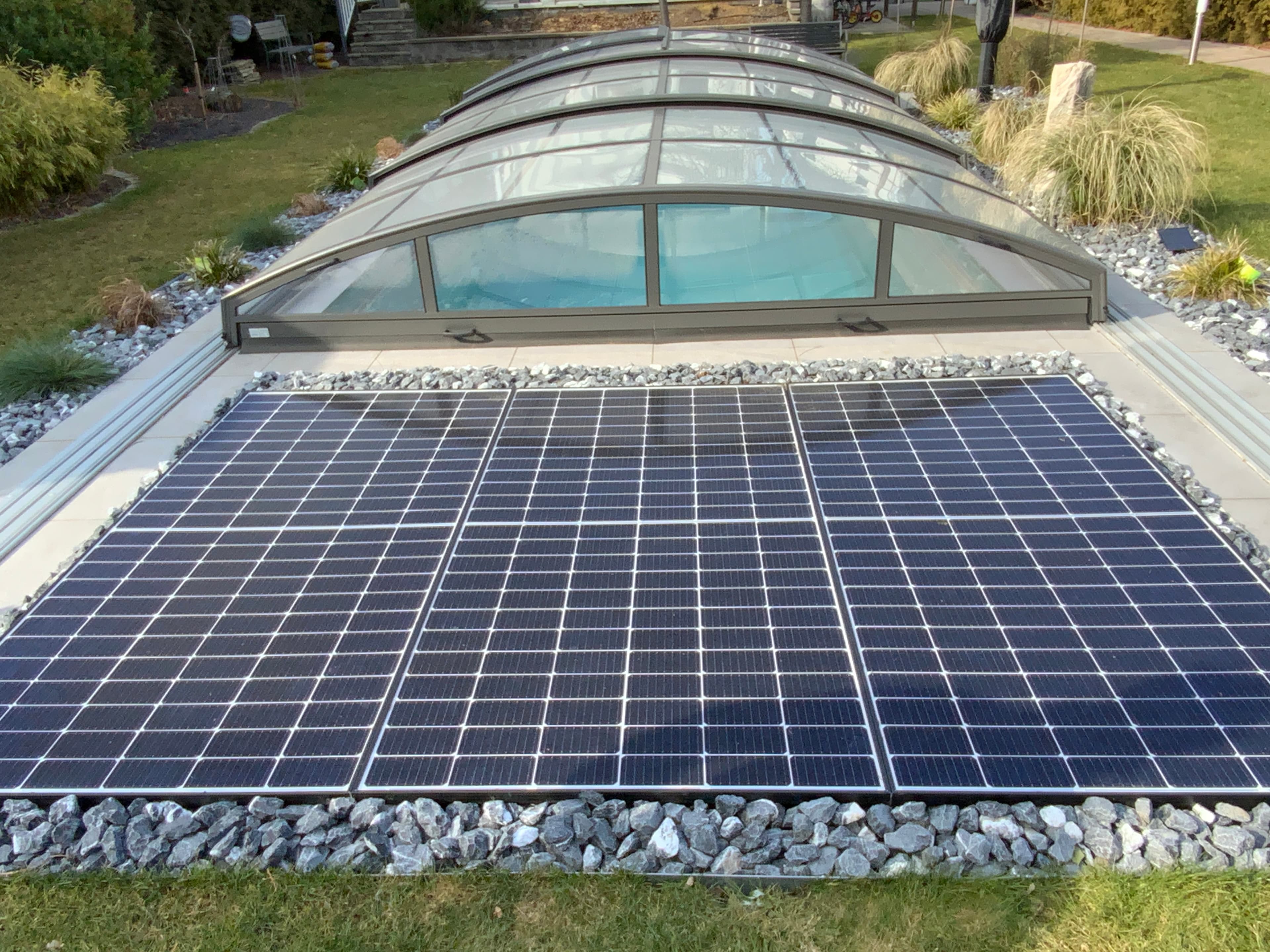 PV Anlage für die Poolheizung