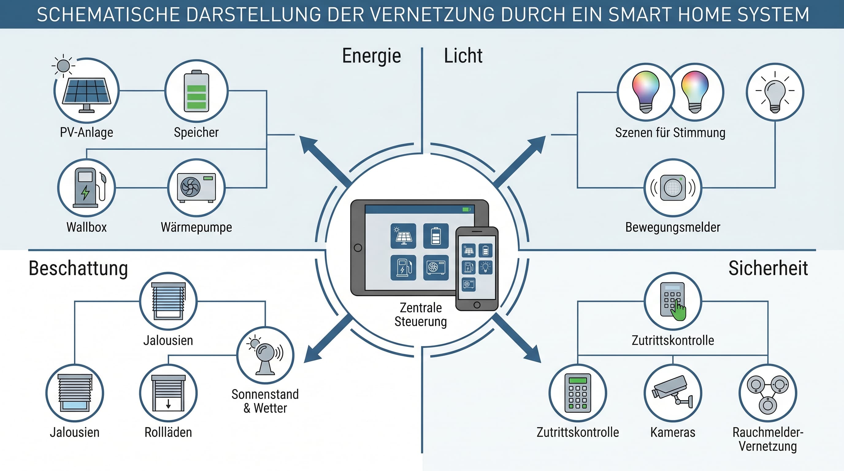Möglichkeiten der Vernetzung im Smart Home